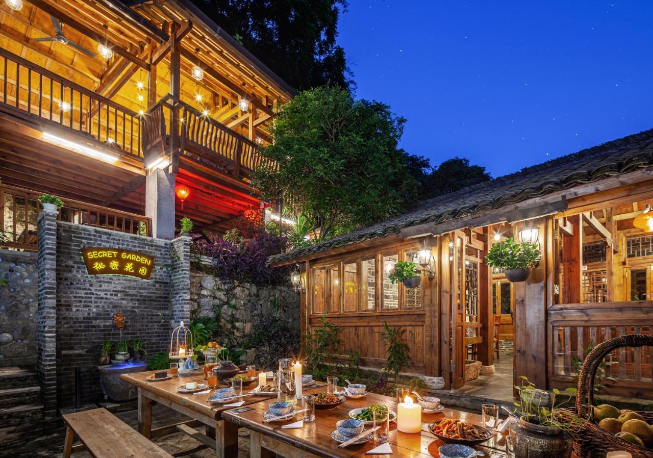 Гостьовий будинок Yangshuo Secret Garden Екстер'єр фото